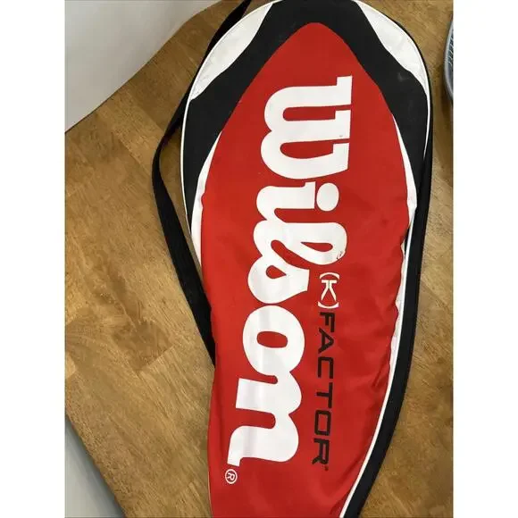 Wilson Profile 3.6 si Dual Taper Beam 4 5/8 Grip Tennis Racquet With Carry Case - Picture 9 of 15